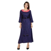 Rangun - Blue Crepe Womens Straight Kurti - M