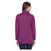 Affair Cotton Shrugs - Purple Single - XL