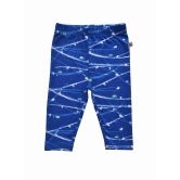 Girls Bugs Allover Print on Blue Legging (50% Cotton 46% Lyocell 4% Elasthane)