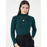 Long Sleeves Turtle Neck Cotton Fitted Top