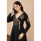 Black Anarkali Set S