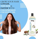 Rey Naturals Virgin Coconut Hair Oil Nariyal Oil  100 Pure  Natural Coconut Oil For Hair And Skin - Strengthens Hair Improves Scalp Condition  Hair Growth Virgin Coconut oil for baby  750ml-Rey N