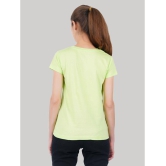 ferocious - Mint Green Cotton Regular Fit Women's T-Shirt ( Pack of 1 ) - None