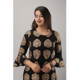 MAUKA - Black Straight Rayon Women's Stitched Salwar Suit ( Pack of 1 ) - None