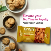 Sri Sri Tattva Kesar Badam Cookies, 50g each