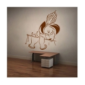 Decor Villa Shri Krishna Wall PVC Wall Stickers