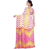 LEELAVATI - Multicolor Georgette Saree With Blouse Piece ( Pack of 2 ) - Multicolor