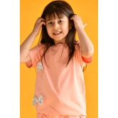 PEACH SILVER BOW TOP-6-7 YEARS / 1N / Multi