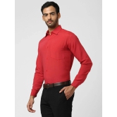 DESHBANDHU DBK - Red Cotton Regular Fit Mens Casual Shirt (Pack of 1 ) - None