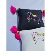 Pichwai Cow Cushion Cover