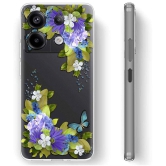 Fashionury Multicolor Printed Back Cover Silicon Compatible For Redmi Note 13 Pro 5G ( Pack of 1 )