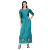 Florence Women's Art Silk Wrap Kurtas Dress Material