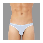 Bruchi Club - Light Blue Elastane Men's Bikini ( Pack of 1 ) - None