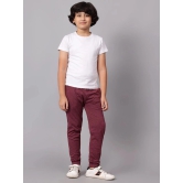 Diaz Maroon Cotton Blend Boys Trackpant ( Pack of 1 ) - None