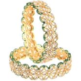 Jewar Mandi - Gold Kada Set ( Pack of 1 ) - None