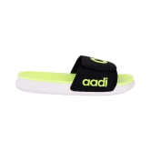 Aadi Green Leather Slippers - 7