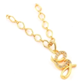 Jewar Mandi - Golden Pendant ( Pack of 1 ) - Golden