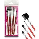 Majestique Professional Eye Beautifier Brush Set, 4pcs (Assorted Color)