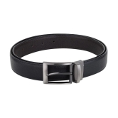 samtroh - Black PU Mens Reversible Belt ( Pack of 1 ) - None