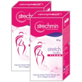 STRECHMIN Stretch Marks Cream with Vitamin E 50g Pack of 2 (100 g)