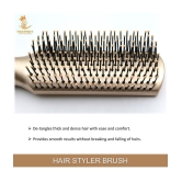 Majestique Golden Fusion Vent Hair Brush For Blow Drying Styling And Solon For Men And Women