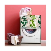 E-Retailer Single Polyester Green Washing Machine Cover for Universal Front Load - Green