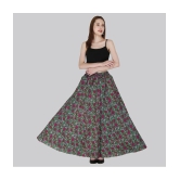 Sttoffa Green Cotton Womens Flared Skirt ( Pack of 1 ) - None