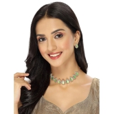 Sukkhi Green Alloy Necklace Set ( Pack of 1 ) - Green