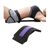 HORSE FIT Back Pain Relief Product Back Stretcher, Spinal Back Relaxation Device, Multi-Level Lumbar Region Back Support for Lower back - Multi Color