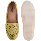 Shoetopia Yellow Women''s Loafers - None