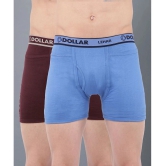 Dollar Multicolor Cotton Mens Trunks ( Pack of 2 ) - None