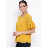 ALL WAYS YOU Women Top Polyester fabric  Yellow XS