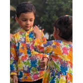 Holi print Kurta-Shirt for Boys, Men | Paintball-XXL