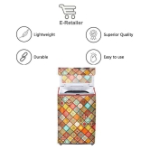 E-Retailer Single Polyester Multi Washing Machine Cover for Universal 7 kg Top Load - Multi