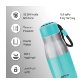 Milton Eminent 400 Thermosteel Hot and Cold Water Bottle, 369 mL, Aqua Green (Pack Of 1) - Aqua Green