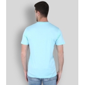 MADTEE - Turquoise Cotton Regular Fit Mens T-Shirt ( Pack of 1 ) - None