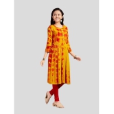 Aarika Yellow Rayon Girls Anarkali Suit Set ( Pack of 1 ) - None