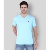 MADTEE - Turquoise Cotton Regular Fit Mens T-Shirt ( Pack of 1 ) - None