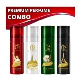 Latibule Long Lasting Perfume Body Spray For Men And Women 60 Ml Each (Pack Of 4)