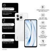 Lava Yuva 3 (Galaxy White,4+4*GB RAM,UFS 2.2 128GB Storage) |Octacore Processor|18W Fast Charging|90Hz Punch Hole Display|13MP AI Triple Camera|Side Fingerprint Sensor