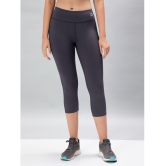 Technosport Charcoal Polyester Solid Tights - Single - None