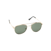 Green Pilot Rimmed Sunglasses (M256GR1V)