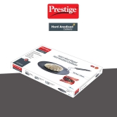 Prestige Hard Anodized Aluminium Plus Roti Tawa | Induction Compatible | Black 22.5 CM