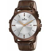 Swisstyle Brown Leather Analog Mens Watch