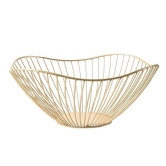 Nordic Home Gold Basket