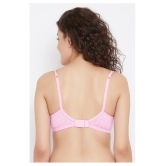 Clovia Pack of 1 Polyamide Womens T-Shirt Bra ( Pink ) - 40C