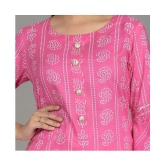 Lee Moda - Pink Straight Rayon Women's Stitched Salwar Suit ( Pack of 1 ) - XXL