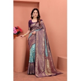 ofline selection - Rama Cotton Blend Saree With Blouse Piece ( Pack of 1 ) - Rama