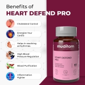 Muditam Heart Defend Pro - Shielding Hearts, Balancing Cholesterol- 180 Tablets