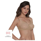 Clovia Cotton Everyday Bra - Beige - 32B